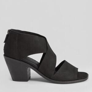 Eileen Fisher Ann Tumbled Nubuck Leather Sandal Size 9.5 New
